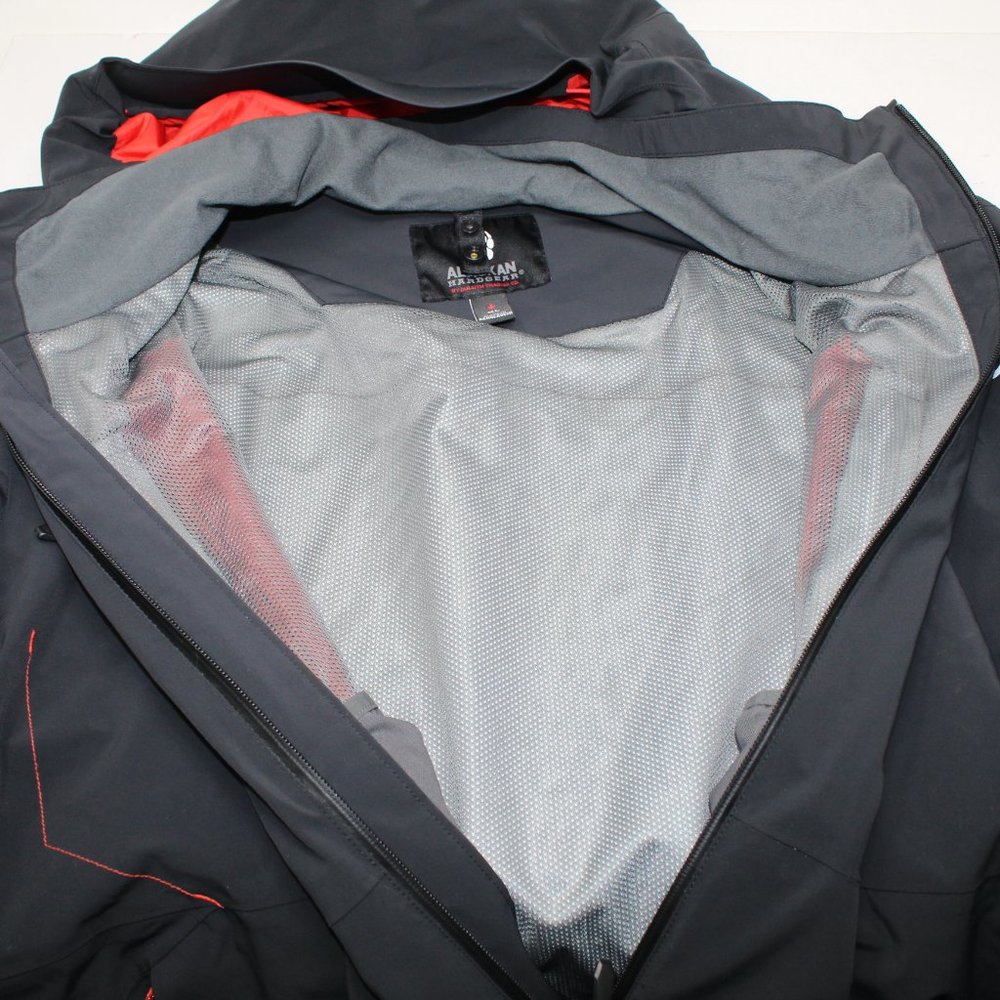 Duluth Trading Co Black Performance Jacket with Red Accents - Picture 11 of 13